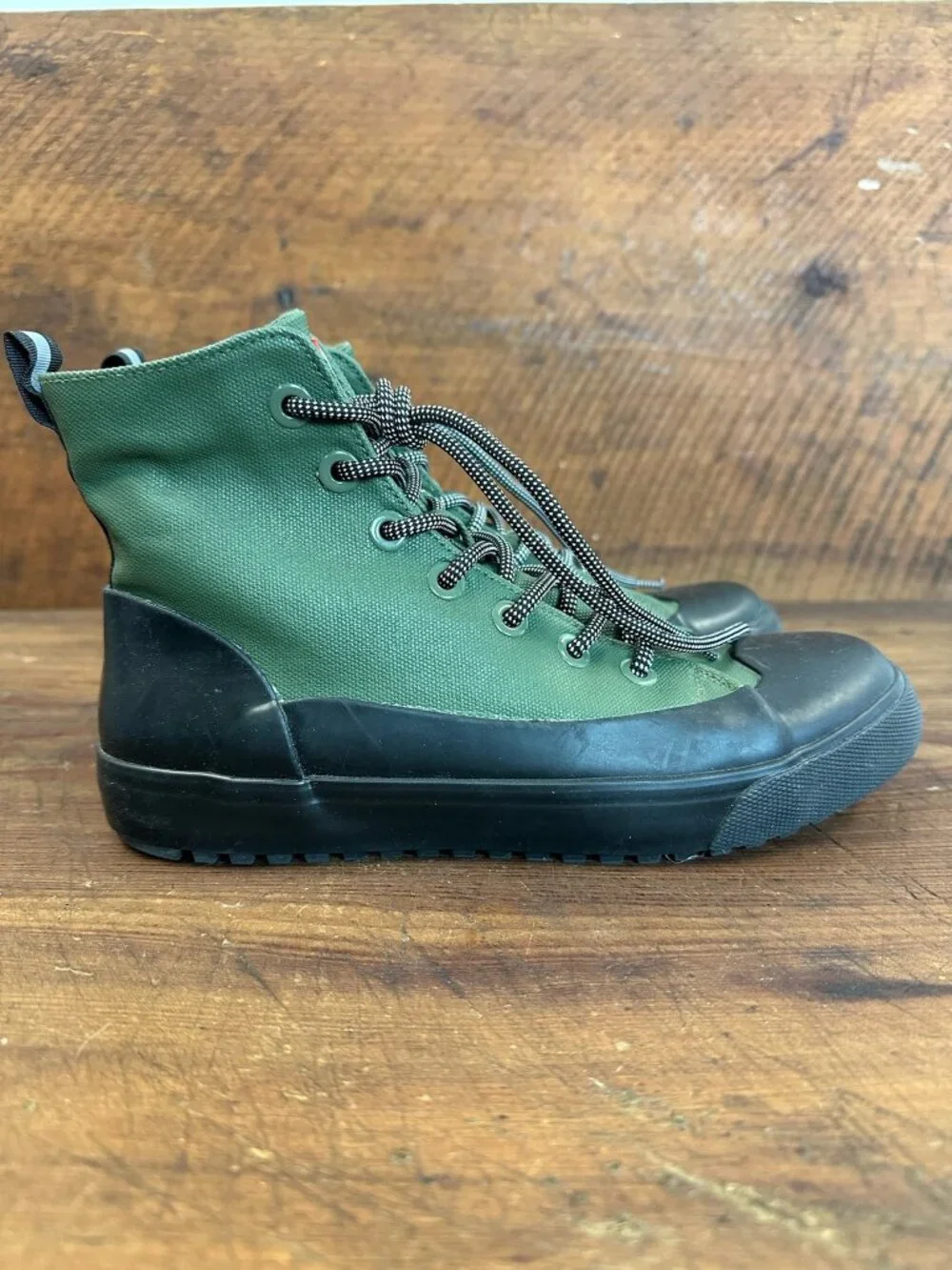 Hunter x Target Limited Edition Dipped Canvas High-Top Sneaker Boots M6.5/W8.5